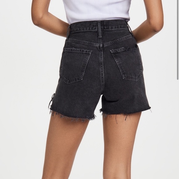 AGOLDE Dee High Waisted Shorts in "Exhibit" - Picture 10 of 11